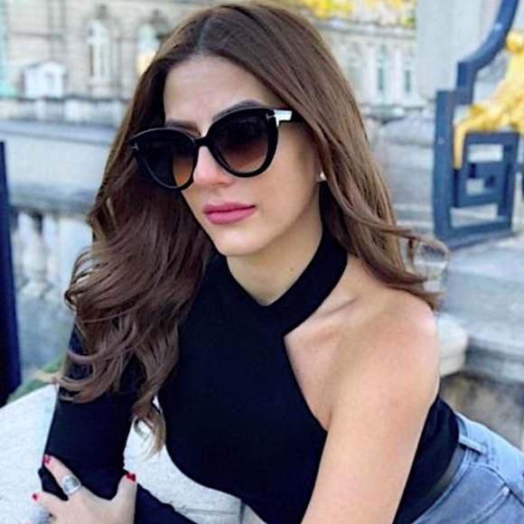 Tom Ford Izzi Acetate Cat-Eye Polarized Sunglasses